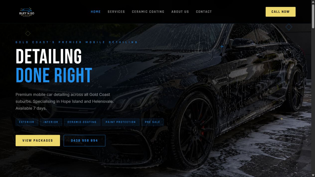 Homepage preview of Buff N Go Detailing