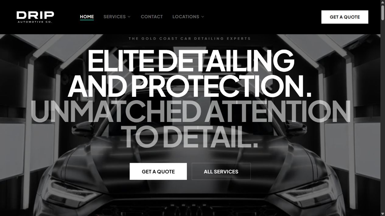 Homepage preview of DRIP Automotive Co.